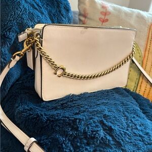 Coach Cream Chain Crossbody/ Shoulder Bag